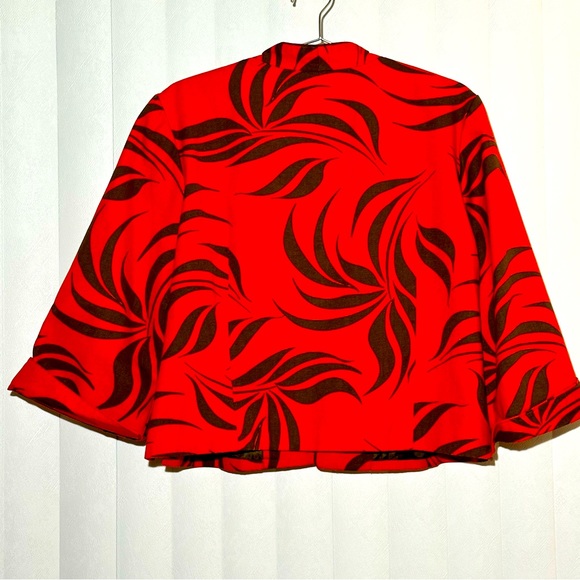 Ivy Chic New York 100% Cotton Crop Blazer - Size XL - Picture 5 of 7